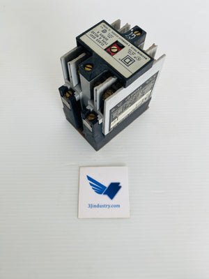 8501XO40V02 - DT - COIL 110/120V - 50/60HZ - 10A - 600V  -  SQUARE D 8501XO40 AC CONTROL RELAY
