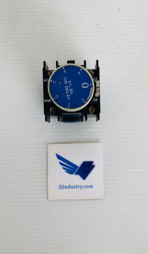LA2-D22 - 10A - 660V - 0,1-30S  -  TELEMECANIQUE LA2D22 TIME DELAY RELAY