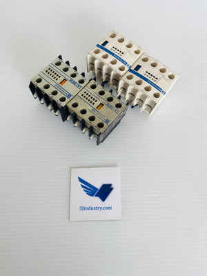 LOT OF 4 - LA1DN40 - 10A - 600VAC - 4NO - LADN40  -  TELEMECANIQUE LA1DN40 AUXILIARY CONTACT