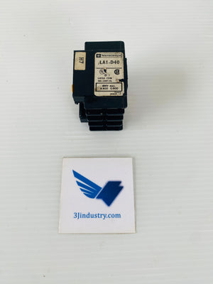LA1-D40  10A 600V 4NO  -  TELEMECANIQUE LA1D40 AUXILIARY CONTACT