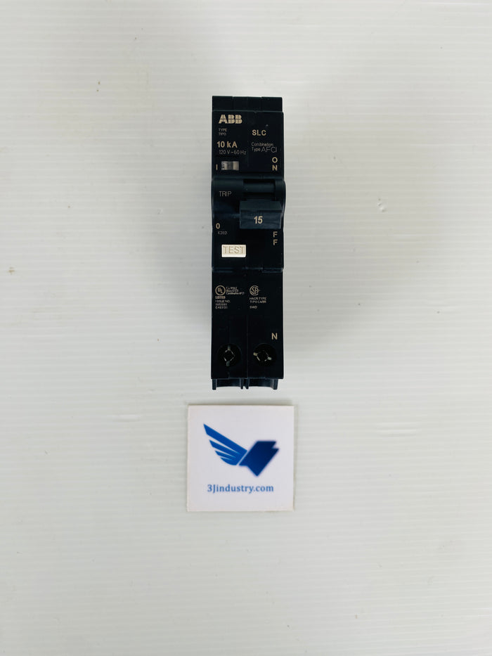 SLC115CAFI - 15A - 120V - 1 POLE - SENSRICITY - CAFI  -  ABB SLC CIRCUIT BREAKER