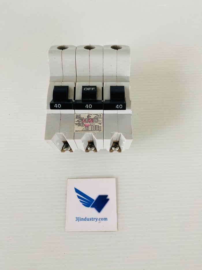 NA3P40 - 40A - 3 POLE - 240V LR12188  -  FEDERAL PIONEER   CIRCUIT BREAKER