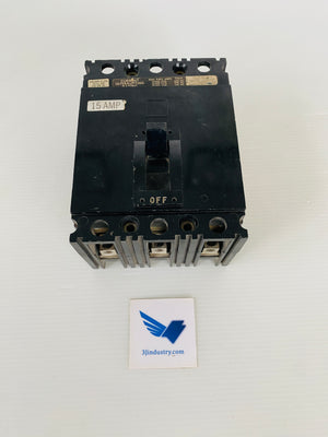 FAL36015 - 15A - 3 POLE - 600VAC - FAL - 125/250VDC  -  SQUARE D FAL360 CIRCUIT BREAKER