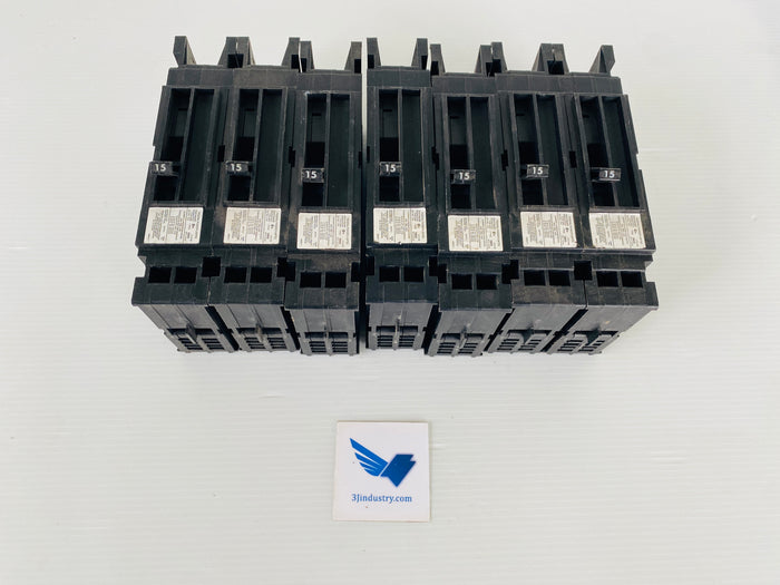 LOT OF 7 - HEW115 - 15A - 1 POLE   -  FEDERAL PIONEER HEW115 BREAKER