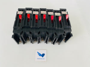 LOT OF 7 - HEW120 - 20A - 1 POLE  -  FEDERAL PIONEER HEW120 BREAKER