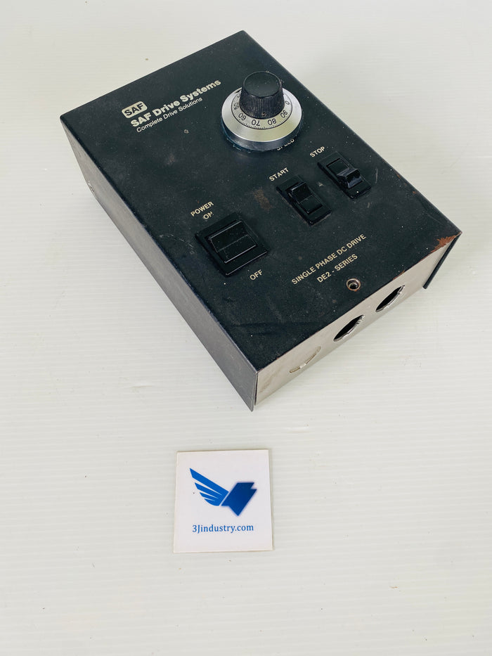 DE2-10-1-N1 - 10A - 1HP - 120V- 50/60HZ- 1 PHASE - 0-90VDC  -  SAF DE2 Drive