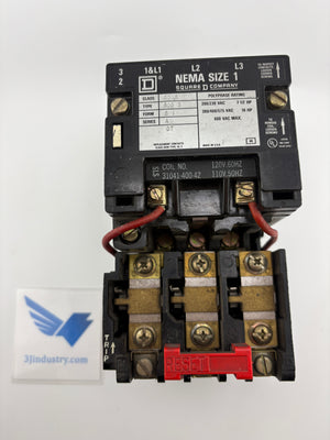 Square D 8536 SC03 120V 60Hz / 110V 50Hz - 600 VAC - 3 Phase