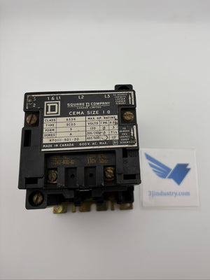 Squre D 8536 SC03 form S Serie A  600 V AC - 120 A 50/60 Hz 3 pole Cema size 1