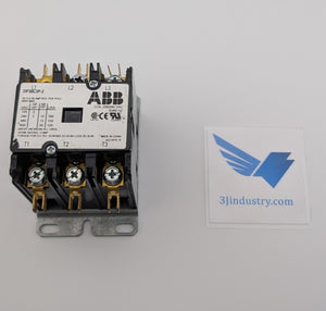 DP30C3P-2  - ABB Definite Purpose Contactor 3P 3NO 30A 208/240V Coil