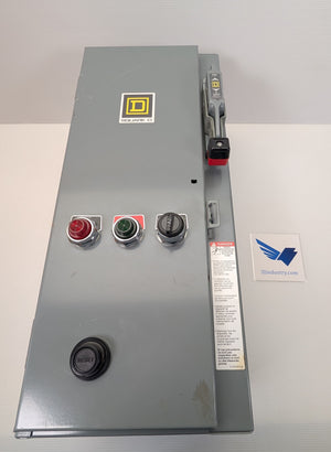 8539SBG72V02CP51P52SX22Y74 - 8539SBG - Square D / Schneider Motor Starter Relay Combination Starter 30A 30 HP 600V