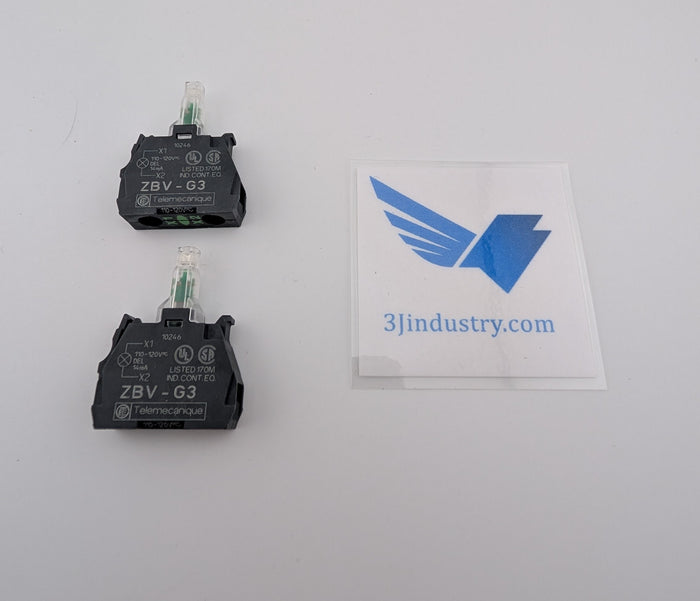 ZBV-G3 - Set of 2 - Telemecanique Pilot Light ZBVG3