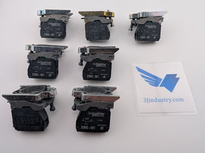ZBE-101 - Set of 7 -  Schneider Electric Contact Block
