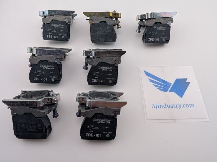 ZBE-101 - Set of 7 -  Schneider Electric Contact Block