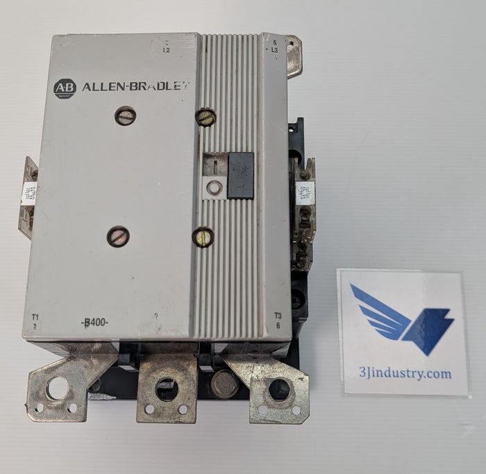100-B400N*3 - COIL 120V 60HZ - 414A 220KW 110V 3 PHASE 400HP - ALLEN-BRADLEY 100B400N CONTACTOR
