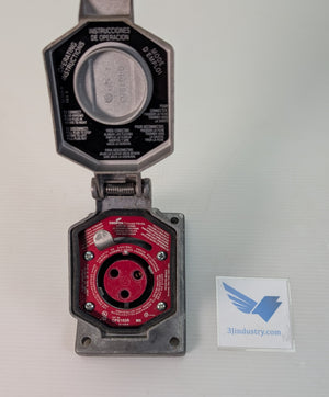 CPS152R  - Crouse Hinds Receptacle Delayed action circuit breaking