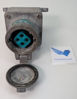 ADR3034 - Appleton Receptacle  30A, 3W, 4P, 250VDC 60Hz - 600VDC 400Hz