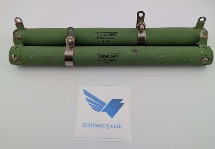 Set of 2 - 5K1 5% 200W Telewatt Resistor