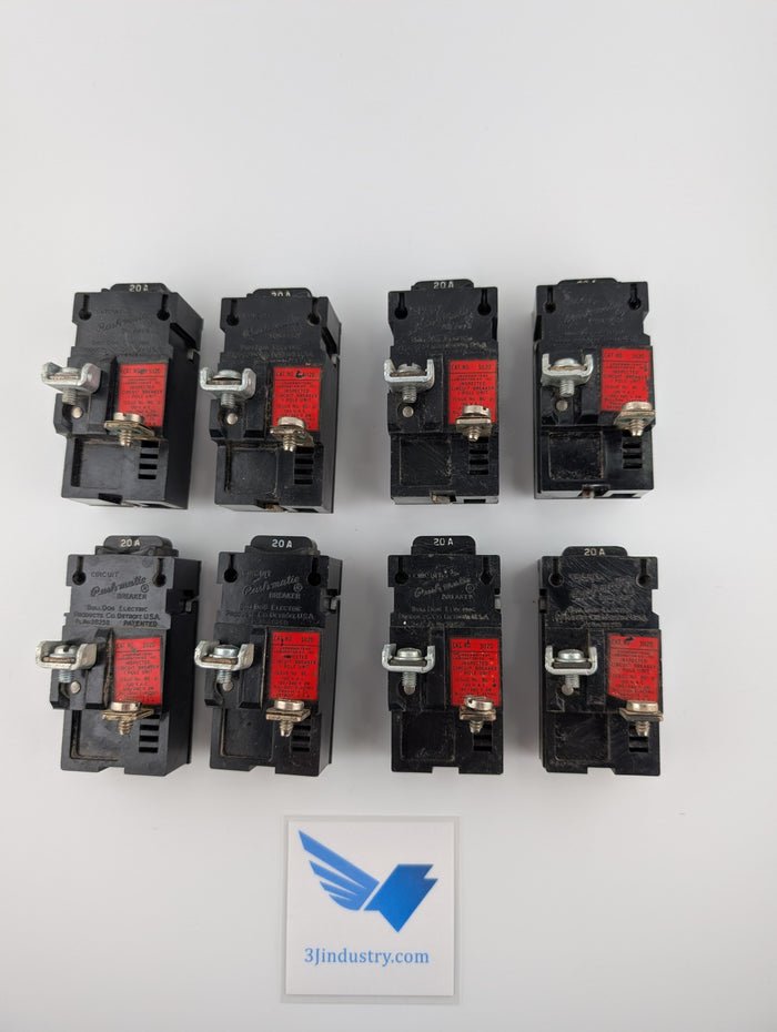 31120 - Set of 8 - Bulldog Electric Circuit breaker Molded case
