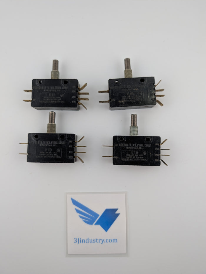 E19-00M - Set of 4 - Cherry Elect. Prod. Corp. Snap action Switch