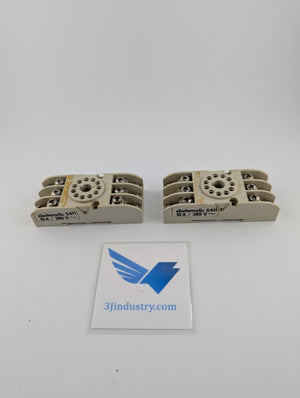 S411 - Set of 2 - Carlo Gavazzi Electromatic Relay socket