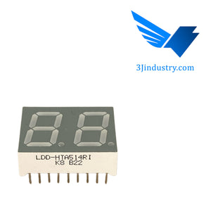 LOT OF 19 - LDD-HTA514RI  -  LUMEX LDDH DISPLAY
