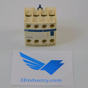 LADN22  -  TELEMECANIQUE LAD Contactor - BlocK contact, AuxiliaiY, 2NO/2NC, 10 A, 600 V, 4 Pôles