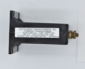 2SFT-800  -  INSTRUMENT TRANSFORMER INC. 2SFT CURRENT TRANSFORMER