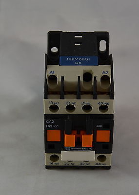 CA2DN22 - CA2 DN22 G6 - CA2DN22G6 - Coil 120V60HZ - Telemecanique - CONTACTOR