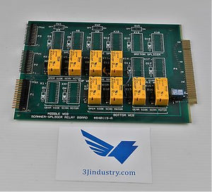 BOARD # 840119-A SCANNER-SPLICER RELAY BOARD   -  QUAD/TECH 840119 Board