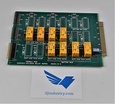 BOARD # 840119-A SCANNER-SPLICER RELAY BOARD   -  QUAD/TECH 840119 Board