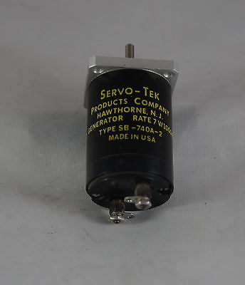 SB-740A-2 SERVO-TEK SB - DC Tachometer Generators 7V/1000RPM Encoder ServoTek