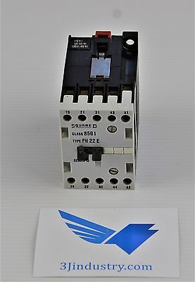 Contactor - PH22E  - Class 8501 - Coil 110/120VAC  -  SQUARE D 8501 Contactor