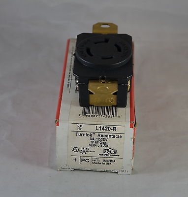 L1420-R  -  Pass & Seymour  -  Locking Receptacle