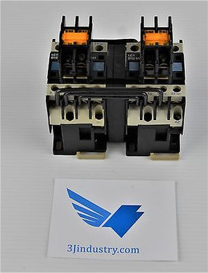 Reversing Contactor - LC2D1201 G6 - Coil 120Vac / 2x LA1-D11  -  TELEMECANIQUE L
