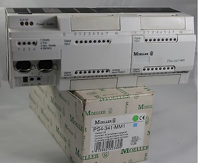 PS4-341-MM1 KLOCKNER MOELLER PLC PS4 341 MM1 16In 14out  Analog 2In 1Out 24Vdc