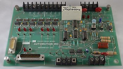 LMS2608 Logic Automation Inc Folder / Scale Board LMS 2608