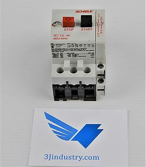 Manual Motor Starter - MMS - MSU-K040 / MSU-A1   2.5 to 4A  -  SCHIELE MSU MMS