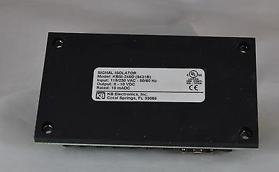 KB Electronics KBSI-240D Signal Isolator 9431B – Used, Fully Functional