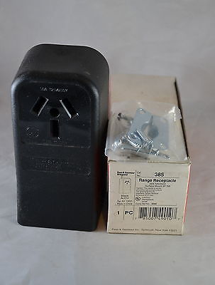 385  -  PASS & SEYMOUR  -  RANGE RECEPTABLE 50A, 125/250V  SURFACE MOUNT 3P, 3W