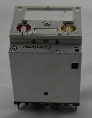 ZM-1,6-PKZ2 Klockner Moeller Disconect PKZ2 Overload Trip 1 - 1.6A