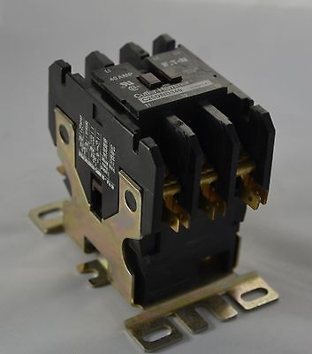 C25DND340 EATON CONTACTOR DP 40 Amp, 3-Pole, Definite Purpose Contactor, 600V