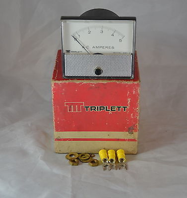 230-G  -  Triplett  -  Amperes Panel Meter