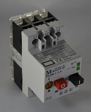 PKZM1-2,4  Klockner-Moeller MANUAL MOTOR STARTER 1.6A TO 2.4A
