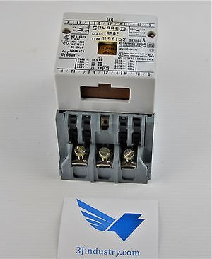 CONTACTOR CLASS # 8502 100A 660V - DLS 61 22 SERIES A - Coil 120VAC  -  SQUARE D