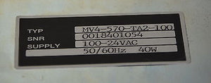 MV4-570-TA2-100 - HMI - Klockner Moeller MV4 570 OPERATOR TOUCH PANEL 10.5"COLOR