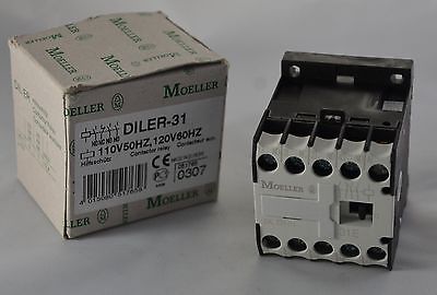 DILR31 (110V50HZ,120V60HZ) MOELLER CONTACTOR 3POLES COIL 110V 50HZ - 120V 60HZ