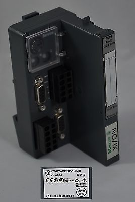 XN-GW-PBDP-1.5MB PLC Moeller Gateway, Profibus DP, 85 50 225163 XI/ON XN GW PBDP