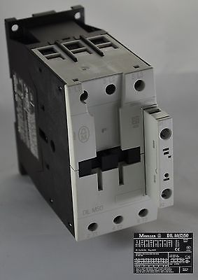 DILM50 (230V50HZ,240V60HZ) Klockner-Moeller CONTACTOR 3POLES COIL 230V 240V