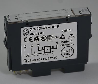 XN-2DI-24VDC-P  -  Klockner Moeller  -  140056 - 2 digital input 24V