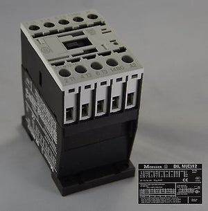 DILM12-10 (110V50HZ,120V60HZ) CONTACTOR 3POLES COIL 110V 50HZ - 120V 60HZ